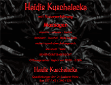 Tablet Screenshot of kuschelecke.lustgarten.de